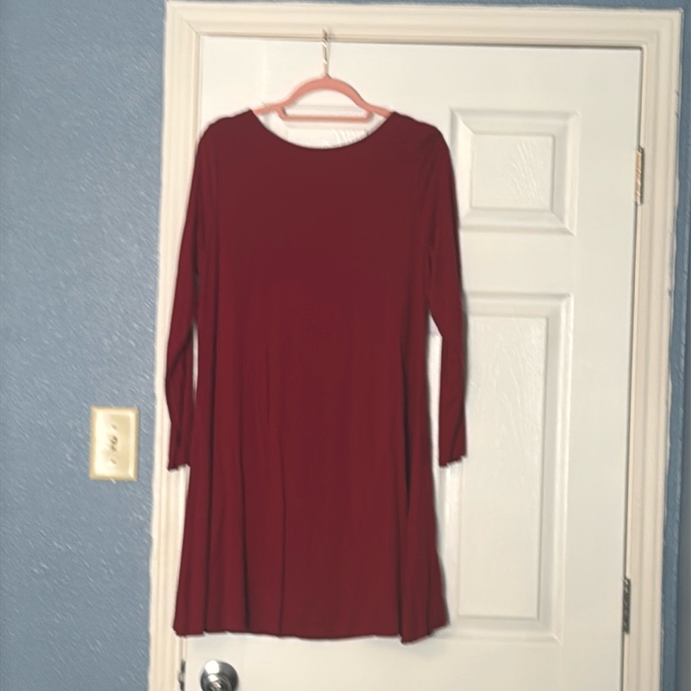 Red Old Navy dress